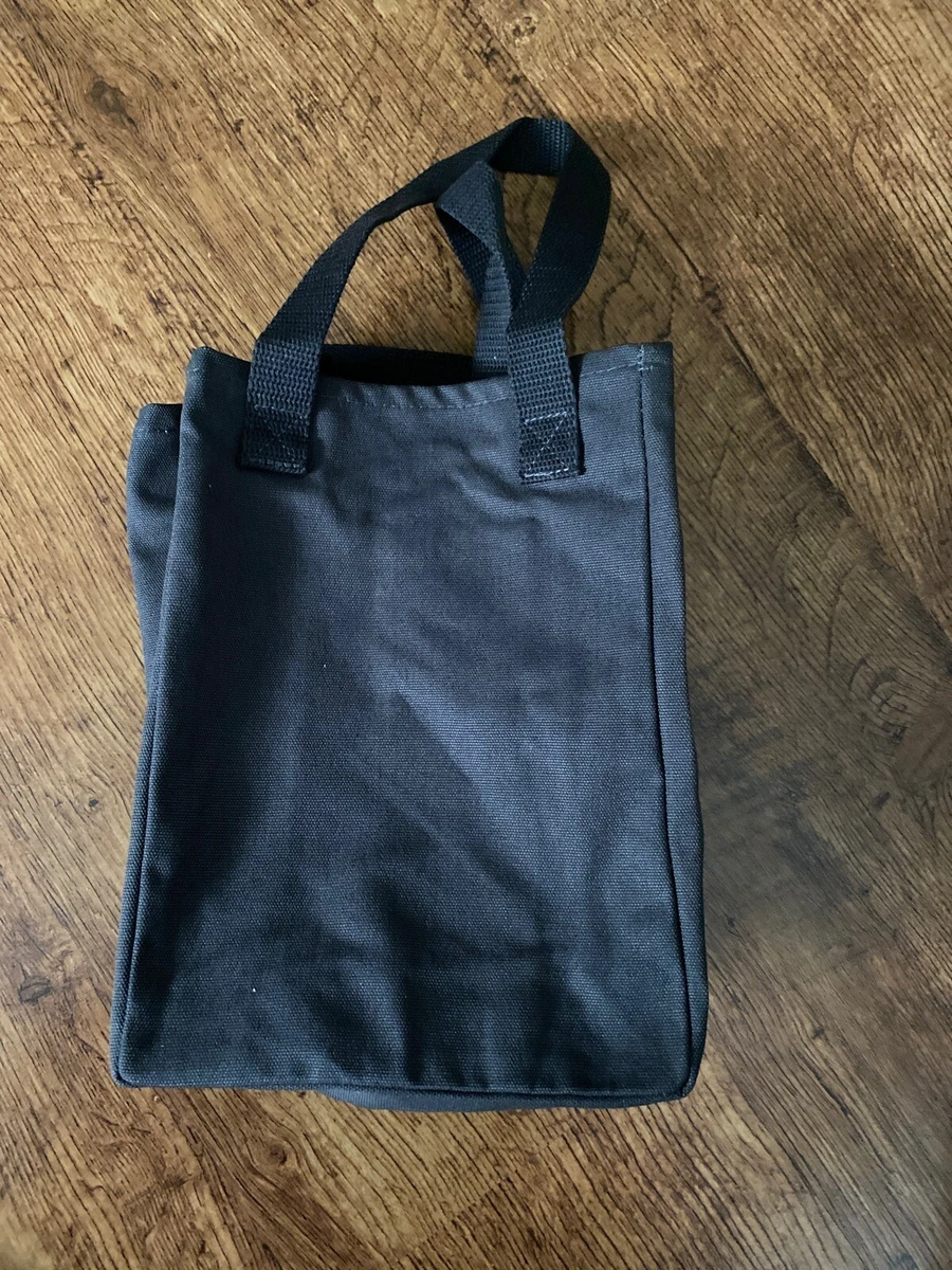 NEW Thirty One Twice as Nice Tote City Charcoal Gray Wine Gift Bag. holds 2