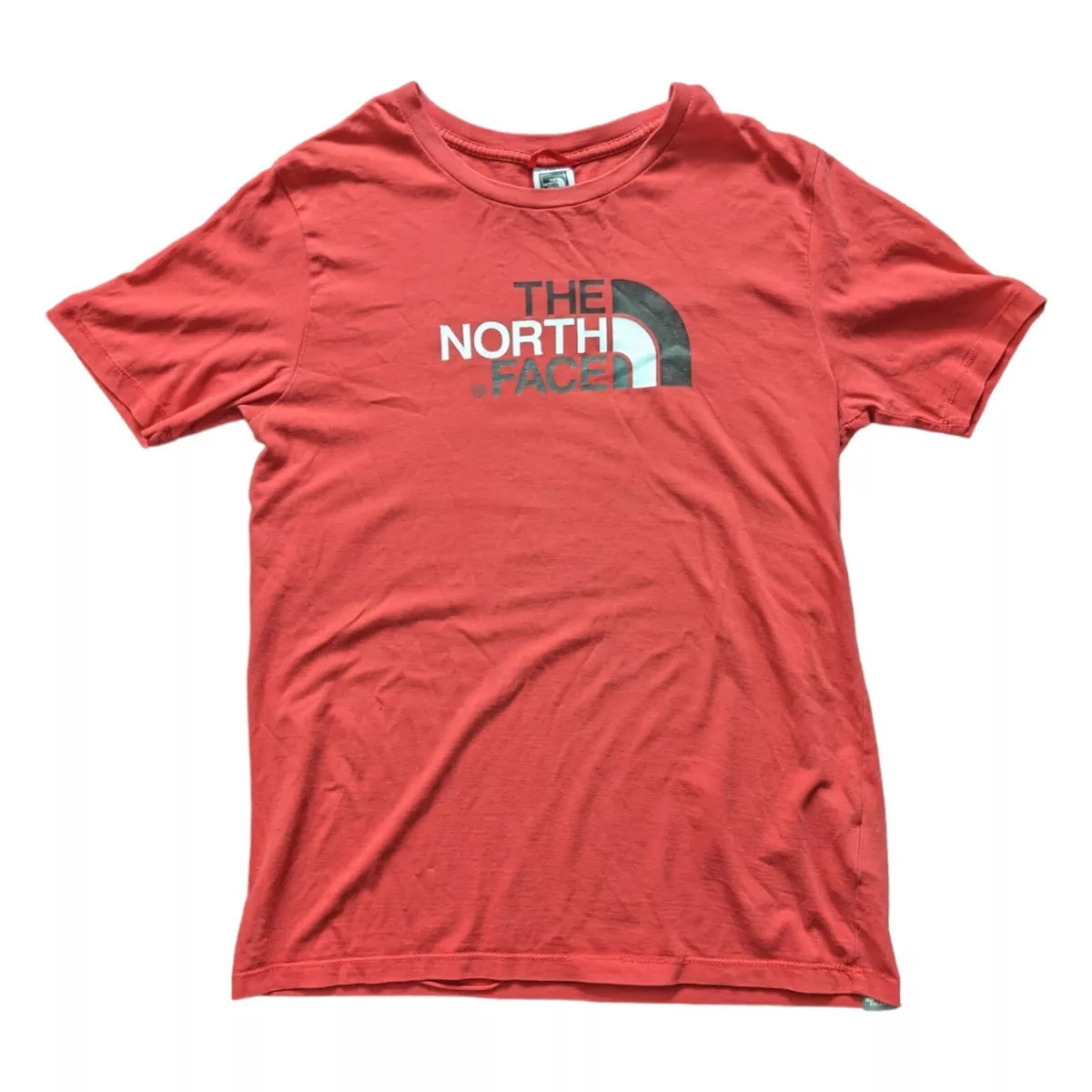 THE NORTH FACE T Shirt Red Youth Junior XL Short Sleeve Logo Tee