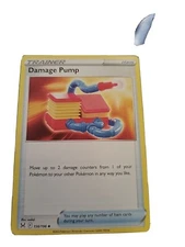 Pokémon TCG Damage Pump Sword & Shield - Lost Origin 156/196 Regular Uncommon