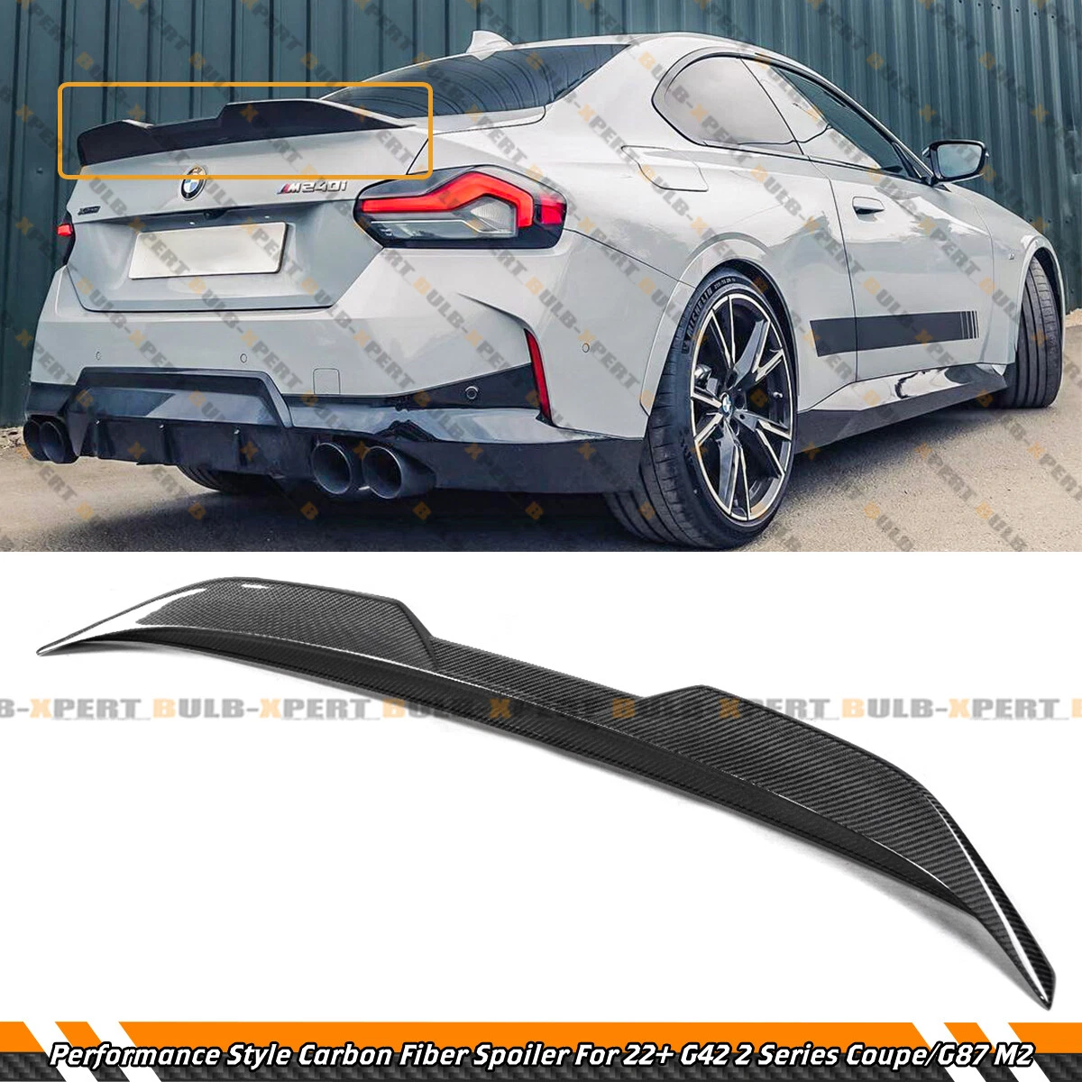 Carbon Fiber Spoiler BMW M2 G87, Our Offer \ BMW \ Seria M2 \ G87 [2023-]