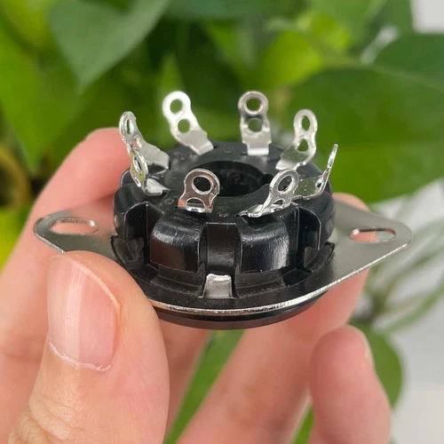 10PCS 8Pin Octal Vacuum Tube Socket For 6SN7 EL34 274B 6L6 KT88 Chassis Mount - Picture 6 of 17