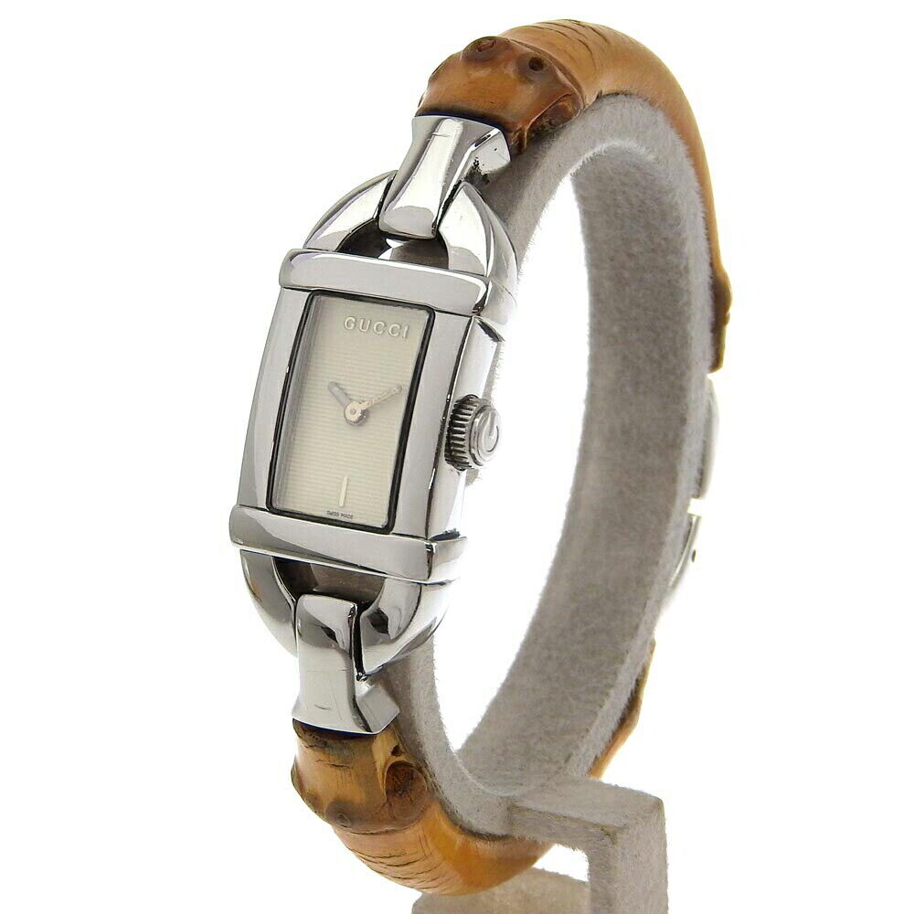 GUCCI Watch 6800L Stainless Steel Bamboo Swiss Made Quartz GUCCI Watch 6800L Stainless Steel Bamboo Swiss Made Quartz