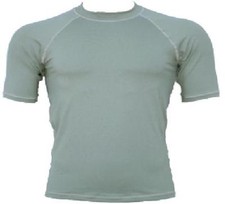 MEN'S SHORT SLEEVE RASH GUARD BLACK-BLUE-SILVER-WHITE-NAVY-RED see size chart 