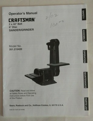 craftsman 2x42