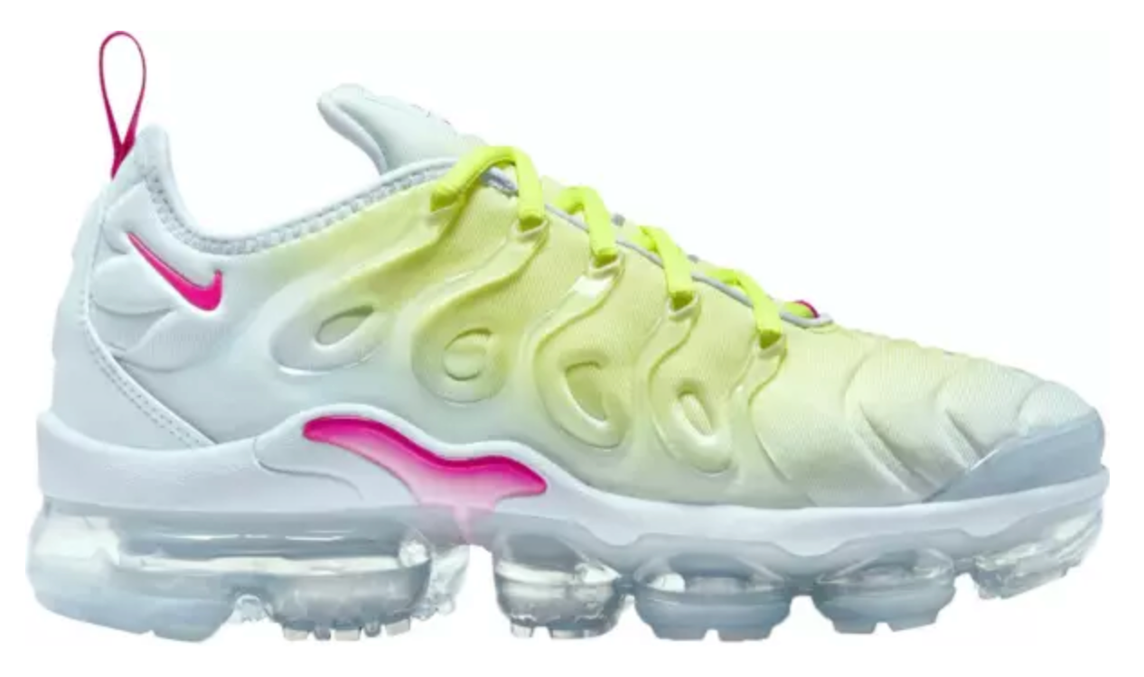 nike vapormax plus blue and yellow