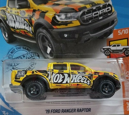 Hot Wheels 2020 HW Hot Trucks '16 FORD RANGER RAPTOR 5/10 YELLOW Race Car Toy - Picture 11 of 12