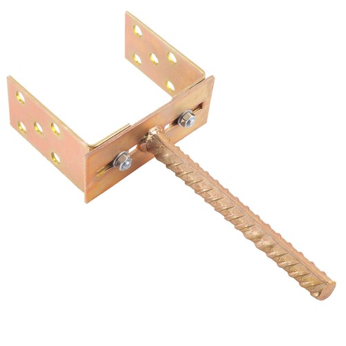U-Pfostenträger Betonanker Pfostenträger einstellbar 160 / 200mm Pfostenschuh - Bild 6 von 10