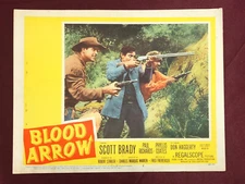 BLOOD ARROW LOBBY CARD MOVIE POSTER 1958 PHYLLIS COATES SCOTT BRADY 3