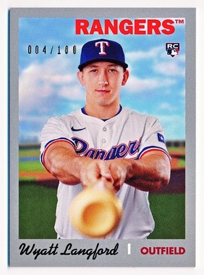 2024 Topps Transcendent Wyatt Langford Through The Years Rc #WL-1970 (004/100)