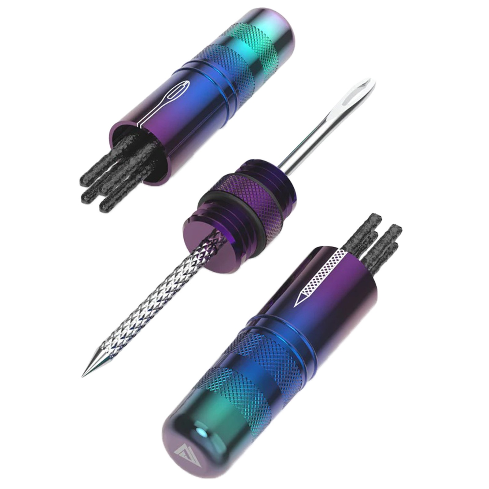 KOM Iridescent Cycling Tire Repair Tool Kit - Lightweight CNC Machined 5390₽