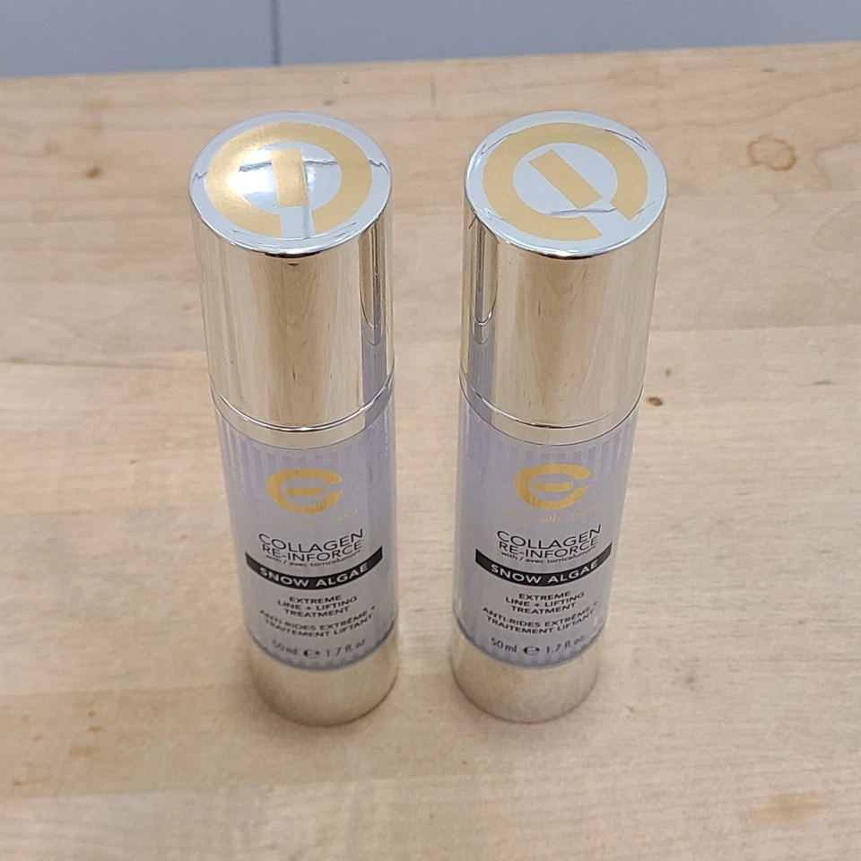 NUEVO Elizabeth Grant Colágeno Re-Inforce Línea de Tratamiento de Algas de Nieve 1.7 OZ (Par) Foto 4 de 4