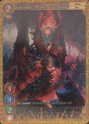 Gate Ruler TCG Premium 2021GB02-017 P-  Guvende, Molten Guardian GB02   Onslaugh