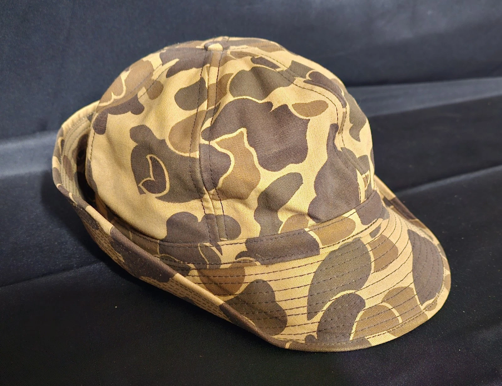 Vintage Sears Roebuck Camo Boonie Bucket Hunting Hat Size 7