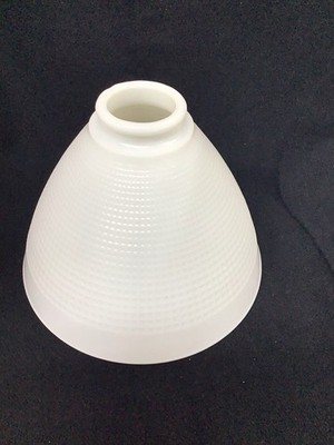 8  Antique Diffuser Torchiere Milk Glass Lamp Shade Grounded 2'' Fitter Stiffle ?