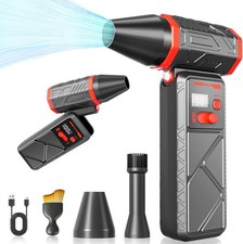 Compressed Air Duster, 150000RPM Electric Air Duster with 8000mAh Rechargeable B