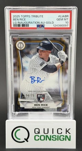 2025 Topps Ben Rice PSA 10