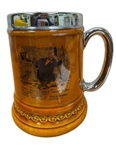 Vintage Lord Nelson Pottery "When We Get Home" 16oz Beer Mug Tankard England