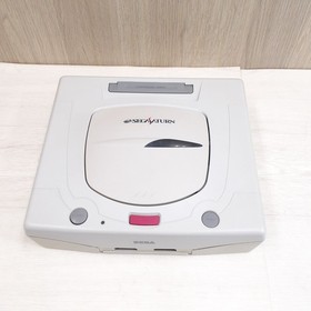 Sega Saturn Console bundle with 6 Games 1 Controller & Cables Japanese White