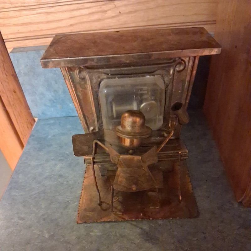Vintage Cooper Piano Man Windup Music Bar Saloon Music Box Working Rare Antique