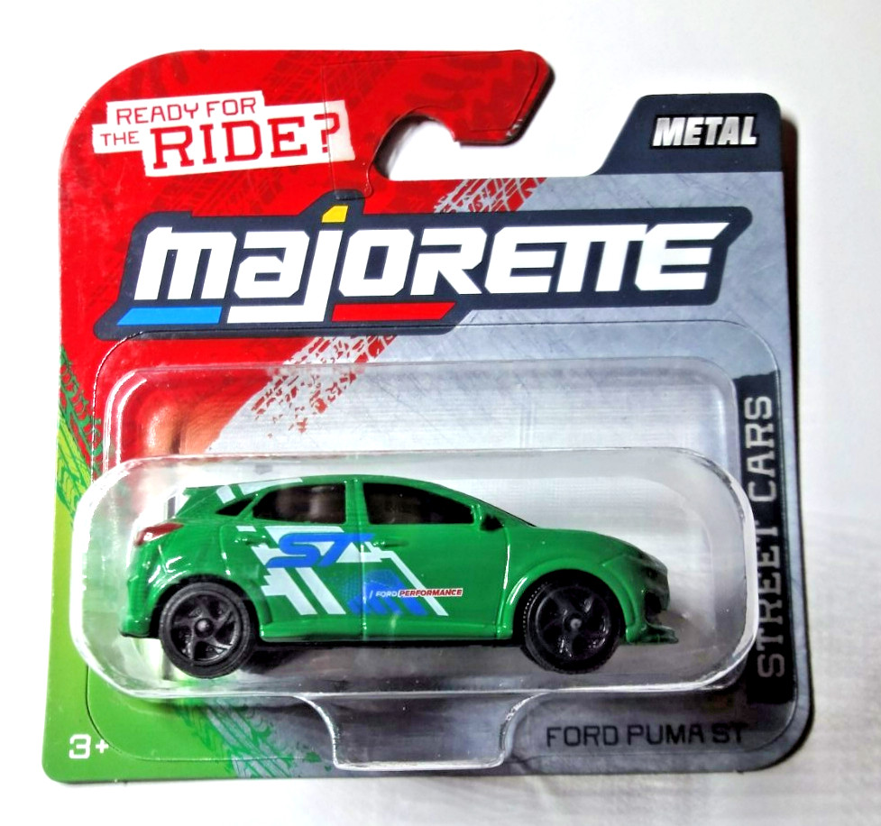Majorette Ford Puma ST Street Cars 2026 Green Diecast 1:64 Unopened