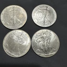 2003/04/05/2017 American Silver Eagle 1 T Oz .999 Lot of 4