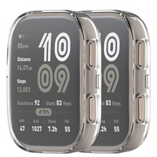 Screen Protector Case Compatible with Amazfit Bip 6 Smartwatch, Soft TPU...