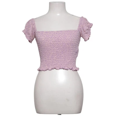Billabong, Crop Top, Größe: M, Lila/Pink, Baumwolle/Modal, Sonstiges, Damen #20M - Bild 1 von 4