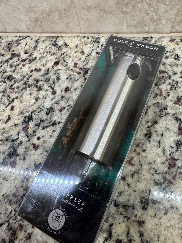 Cole & Mason Battersea Molino Electrónico Clásico Sal o Pimienta Wow Envío Rápido Foto 3 de 4