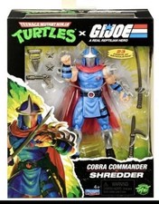 TEENAGE MUTANT NINJA TURTLES x GI JOE COBRA COMMANDER x SHREDDER IN HAND