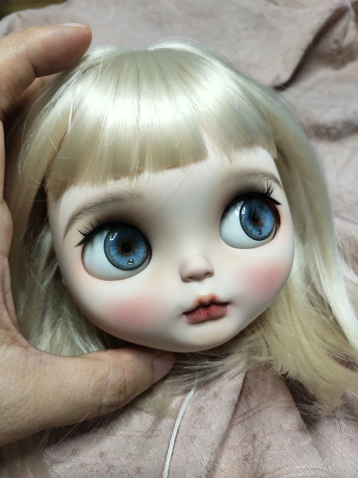 Placa frontal personalizada Blythe Doll VBL hecha a mano ÚNICA EN SU CLASE Faceup bjd Foto 2 de 4