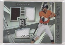 2018 Panini Chronicles Spectra Triple Threat Materials 64/199 Dee Gordon 1h1