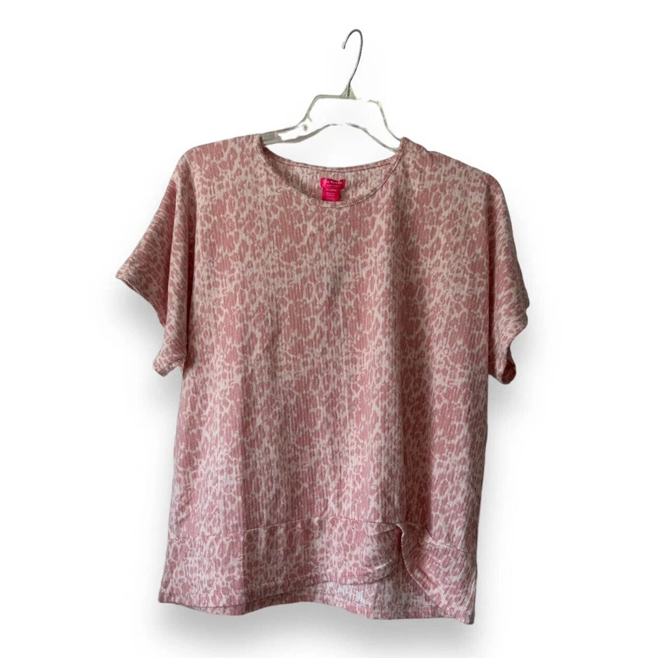 Nuevo Conjunto de Pijama Isaac Mizrahi Rosa Leopardo Animal 2 Piezas Para Mujer Plus 2XL NUEVO CON ETIQUETAS Foto 2 de 4