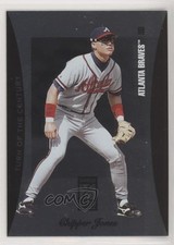 1997 Donruss Elite Turn of the Century Promo /3500 Chipper Jones #3 HOF 0q3