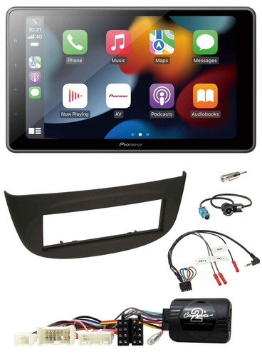 Pioneer USB Lenkrad Bluetooth DAB Autoradio für Renault Wind 2010-2013 N schwarz