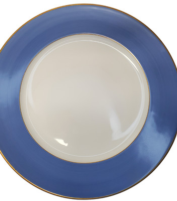 Limoges Service Plate Charger DIPLOMAT  Blue  by J Seignolles 6 Available