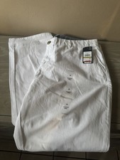 NWT TOMMY HILFIGER Womens White Hampton Heritage Stretch Slim Chino Pants SZ.14