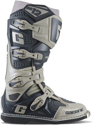 Gaerne SG12 Motocross Stiefel, schwarz/grau/rot, 46