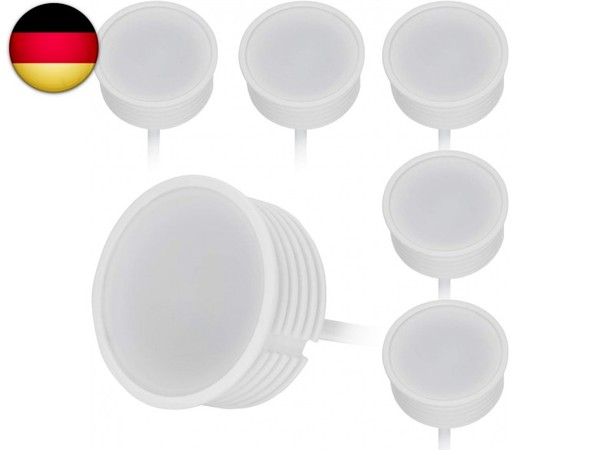 6X LED Modul Flach Dimmbar 230V 5W FüR Einbaustrahler MR16 Warmweiß 3000K E-image