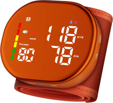 Double love Wrist Blood Pressure Monitor for Home Use - Upgraded Large LED Scree