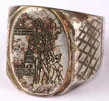 Ring WW1 Red cross recruitment advertisement WWI Girl WWII Woman WW2 White house