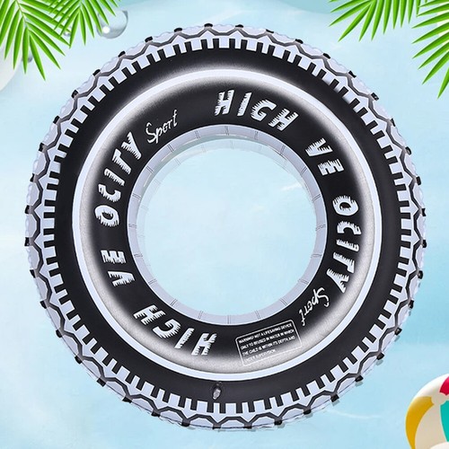Tire Pattern Swimming Rings Floaties Round Inflatable Swim Ring for