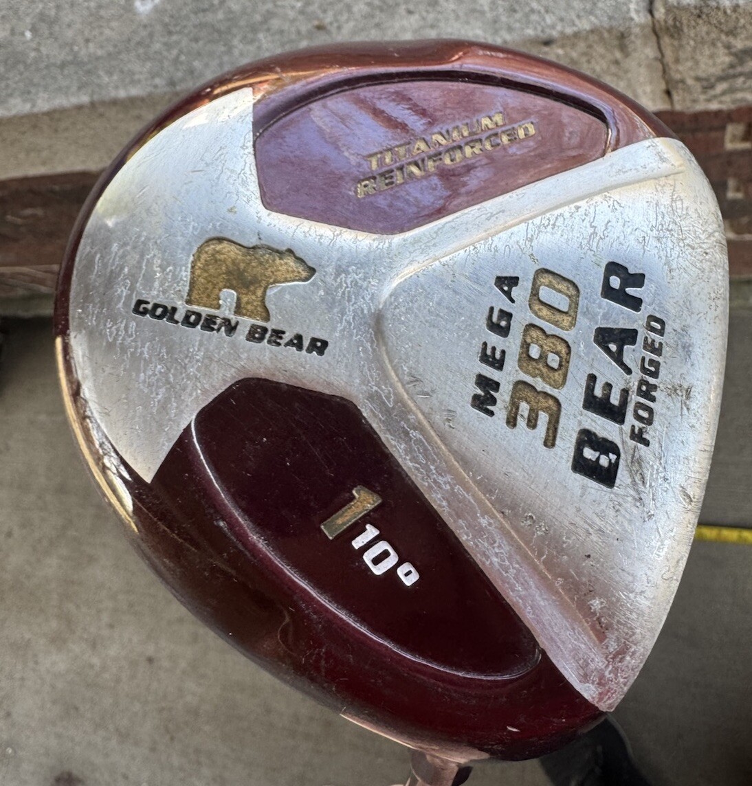 Golden Bear Mega 380 Bear 1 Driver Golf Club 10° Graphite Mid/Firm