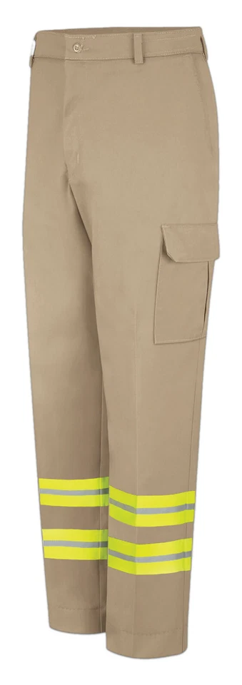 Red Kap Reflective Cargo Pocket Safety Hi Vis Work Pants Industrial Uniform - Image 4 of 4