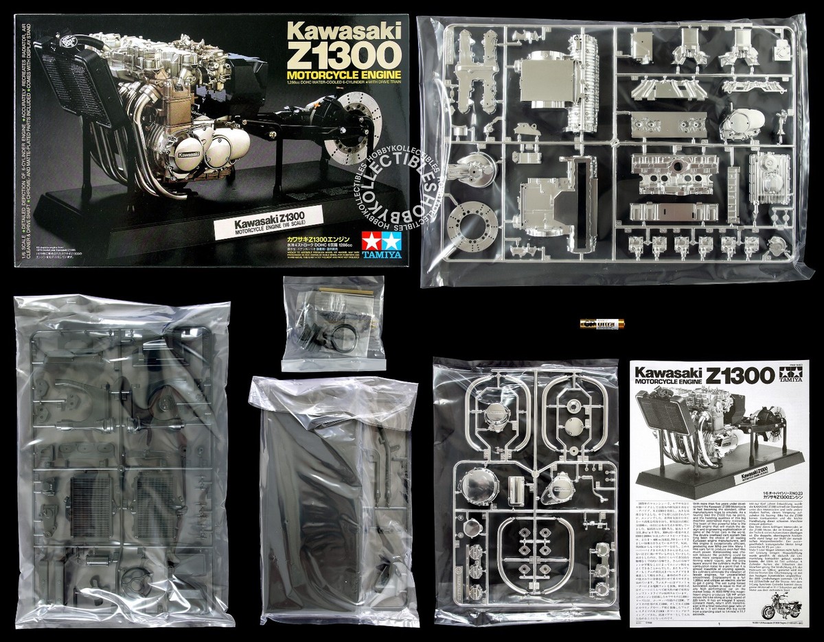 Tamiya 1/6 Kawasaki Z1300 1286cc DOHC 6 Cylinder Motorcycle Tamiya 1/6 Kawasaki Z1300 1286cc DOHC 6 Cylinder Motorcycle
