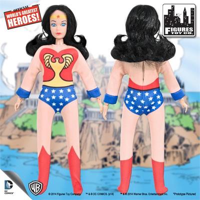 WONDER WOMAN DC Comics Retro Style 8/" inch Figure Series 1 Mego Art Card 2014