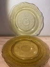 Federal Glass, Depression Glass “1930’s” Set Of 8 Dinner Plates