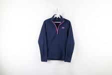 Vtg Helly Hansen Womens S Distressed Polartec Fleece Half Zip Pullover Sweater