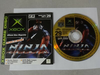 Xbox Magazine Game Disc # 29 Original Microsoft Xbox Game Complete Free Ship