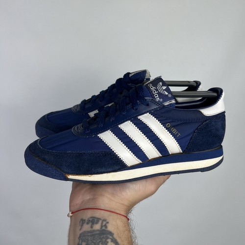 Vintage 80s 90s Adidas Orbit Sneakers Dark Blue Size 38 Rare Made In Taiwan  | eBay