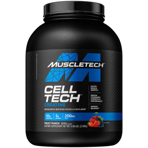 MuscleTech Cell Tech Creatine Fruit Punch 2.72kg Brand New UK Stock - Picture 1 of 3